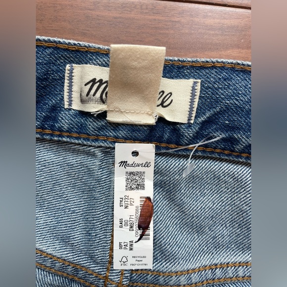 Madewell The Petite Dean Easy Straight Jeans Size 27 - Picture 6 of 12